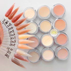 Hochwertige 3KG Bulk 2:1 Clear Acryl Dip Powder Nail Supplies Benutzer definierte Logo Buttery Cover für Nagel dekoration für Lieferanten - Product Image 2