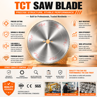 Lame de scie circulaire TCT en carbure de tungstène à pointe d'alliage dur, résistante à l'usure et à longue durée de vie, pour la découpe de panneaux de meubles en bois, directement de l'usine