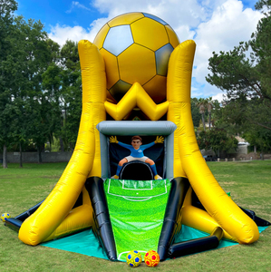 Juego de Fútbol Inflable Gigante para Exteriores, Juego de Tiro al Arco Inflable con Balón Grande, Juego Deportivo Interactivo para Jardín - Product Image 1