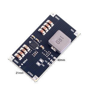 โมดูล TPS61088 กำลังสูง 5/9/12V โมดูลเพิ่มแรงดันไฟฟ้าจากแบตเตอรี่ลิเธียม DCDC 10A กระแสไฟต่ำ ริปเปิลต่ำ - Product Image 2