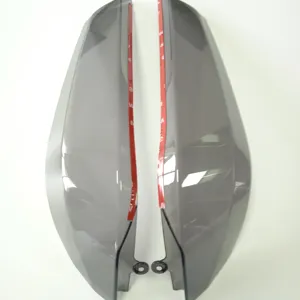 NEMO Motorcycle windshields Legs Windscreen Glass Front side Leg Guard smoke carbon for Yamaha New Nmax 2020 2022 2023