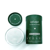 Conception personnalisée de capsules de supplément de qualité alimentaire recyclées en poudre emballage de tubes en papier kraft