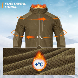 Emersongear Outdoor Shooting <strong>Warm</strong> Breathable Tactical Combat <strong>Fleece</strong> Hoodie <strong>Jacket</strong> - Product Image 5