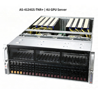Server AI Supermicro AS-4124GS-TNR 4U Rackmount dengan AMD EPYC Seri 7003 Memori 64GB 24 SATA/SAS SSD Garansi 3 Tahun Tersedia di Gudang