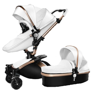 Passeggino A guscio d'uovo piccolo e abbastanza leggero da sedersi o sdraiarsi con un cesto per seggiolino di sicurezza - Product Image 2