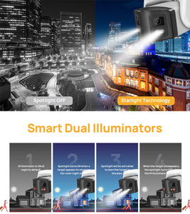 Vikylin Smart <strong>Security</strong> 8MP ColorVu IP Camera Outdoor Built-in MIC Night Vision CMOS <strong>Eyeball</strong> Design Two-Way Audio Memory Card - Product Image 3