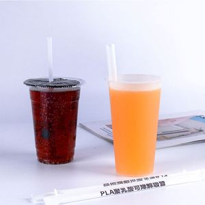 Eco Friendly Custom Color 6 8 12Mm Disposable PLA <b>Drinking</b> <b>Plastic</b> <b>Straw</b> Iced Drink PLA <b>Straw</b> Individually Wrapped Biodegradable - Product Image 5