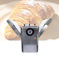 Nouvelle Laminoir à Pâte Électrique Mini en Acier Inoxydable avec Épaisseur Réglable, Conception Compacte pour Comptoir, Idéal pour Boulangerie et Transformation Alimentaire