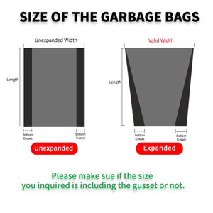 Bolsa de Plástico Transparente para Basura con Logotipo Impreso, Precio de Fábrica, Empaque Personalizado para Supermercados y Tiendas - Product Image 2