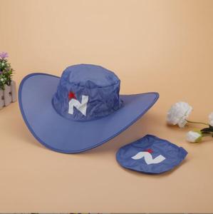 Custom Full Color Sublimation Printing Polyester Folding Beach Sun Hat