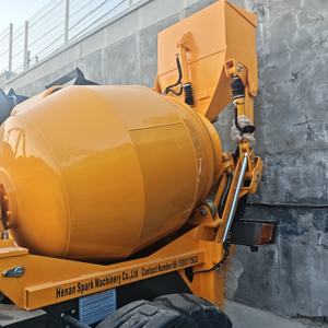 Мини-самовыгружающая Бетономешалка с 2,5 м3, цена, автоматическая самовозалка 3, 5 м3 цементно-Бетономешалка, грузовик для продажи - Product Image 6