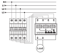 Relais de Protection de Tension à Transfert de Phase Automatique Triphasé Samwha-dsp ATR-63 100A