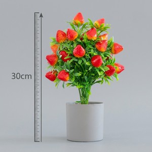 Mini Planta Artificial Realista en Maceta, Bonsái Simulado para Decoración <span class=keywords><strong>de</strong></span> Interiores, Hogar, Oficina, Escritorio, Adorno <span class=keywords><strong>de</strong></span> Estilo Nórdico - Product Image 4