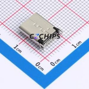 UC14-0B24F00P11 USB Connector SMD Connector ( Connector Type: Type-C )( Gender: Female )( Mounting Type: Clamp Plate ) - Product Image 2