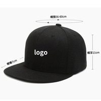 Topi Baseball Warna Solid Amerika Model Flat Brim Grosir, Warna Ungu Hitam, Snapback, Bahan Polyester Kanvas untuk Olahraga Lari