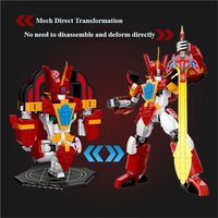 JIESTAR 58033 1126PCS Robot Serie Earth Messenger Mech, Bloques de Construcción, Modelo de Juguete Educativo Técnico, Regalo para Festividades