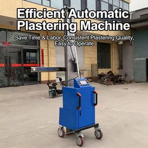 Machine de lissage de ciment pour murs intérieurs, entièrement automatique, pour mortier, <span class=keywords><strong>chaux</strong></span>, enduit et pâte, petite taille - Product Image 1