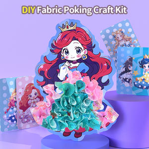 24 piezas princesa personalizado rompecabezas DIY 3D tablero de dibujo poking Art DIY set Juguetes - Product Image 2