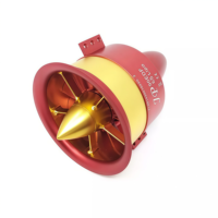 Unité de Propulsion Électrique à Ventilateur Canalisé 90mm, Impeller en Aluminium à 12 Pales, Moteurs Multiples KV, 6S_12S, Poussée Maximale 6.10Kg, pour Modèle de Jet RC