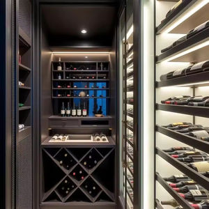 Vinoteca de Lujo Personalizada con Iluminación LED, Estantes para Botellas de Gran Capacidad y Exhibición de Vidrio Templado - Product Image 4