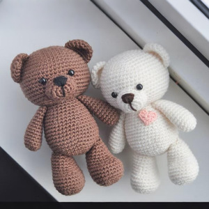 Kit de Ganchillo para Hacer un <span class=keywords><strong>Osito</strong></span> de Peluche a Mano, con Material de Felpa Súper Suave, Tamaño de 31-50 cm, Unisex, Varios Diseños - Product Image 1