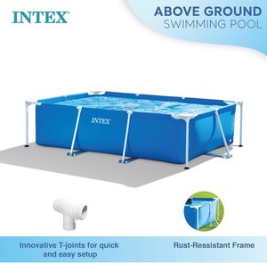 <span class=keywords><strong>Piscine</strong></span> gonflable rectangulaire INTEX 28272 pour la famille et les enfants, à installer en extérieur dans le jardin - Product Image 6