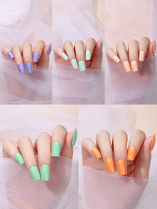 2025 Bán Buôn Móng Tay Nghệ Thuật Tự Dính 16 Lời Khuyên Tùy Biến Màu Sắc Móng Tay Kết Thúc Tốt Đẹp Móng Tay Dán - Product Image 6