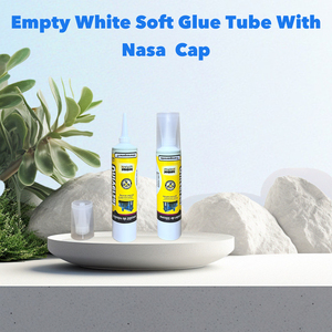 Glue Bottle HDPE Plastic Empty <strong>Tube</strong> With Cap Recycled Squeeze PE Laminated Plastic Aluminum Nozzle Glue <strong>Tube</strong> for Chemical Use - Product Image 4