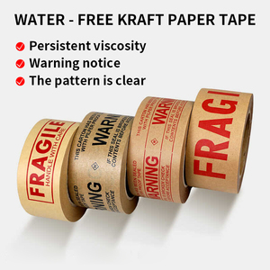 Tùy chỉnh in kẹo cao su kraft giấy băng không thấm nước chịu nhiệt sinh thái thân thiện carton niêm phong kraft giấy bao bì Băng - Product Image 3