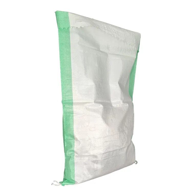 सफेद रंग के लिए polypropylene पीपी बुना बोरी बैग पैकिंग चावल आटा गेहूं अनाज खाद्य