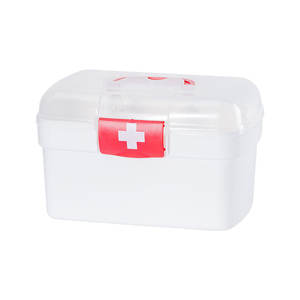 Plastic <b>Pill</b> <b>Storage</b> <b>Case</b> With Lid And Handle For Medicine Organization Small Medium Large Sizes Available - Product Image 2