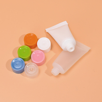 Tube en plastique de 5 ml en gros pour emballage cosmétique de crème solaire, fabricant de tubes souples à bouchon rabattable