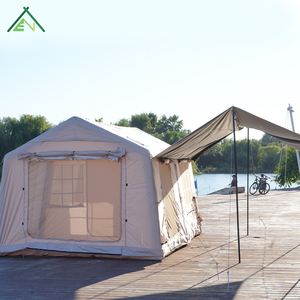 <span class=keywords><strong>Tente</strong></span> <span class=keywords><strong>gonflable</strong></span> portable grande taille 12x pour camping familial en extérieur, 3-4 <span class=keywords><strong>personnes</strong></span>, quatre saisons, une chambre, un salon - Product Image 2