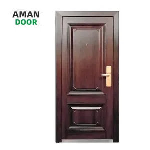 Pintu keamanan pintu besi eksterior baja pintu AMAN dari Turki