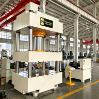 Presse hydraulique à trois poutres et quatre colonnes Shanjiang 315T pour le formage de boîtiers de drones et de pièces automobiles en fibre de carbone