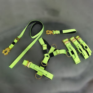 Pabrik OEM tahan lama kuat tugas berat tidak ada tarik nilon anjing <span class=keywords><strong>Harness</strong></span> kualitas tinggi Fashion olahraga tali kerah Set - Product Image 5