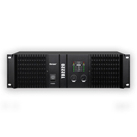 Amplificador Profesional de Clase TD para Montaje en Rack de 3U, 2200W, 2 Canales, Puenteable a 4500W, para Instalación de Sistemas de Audio de Alta Resolución y Karaoke