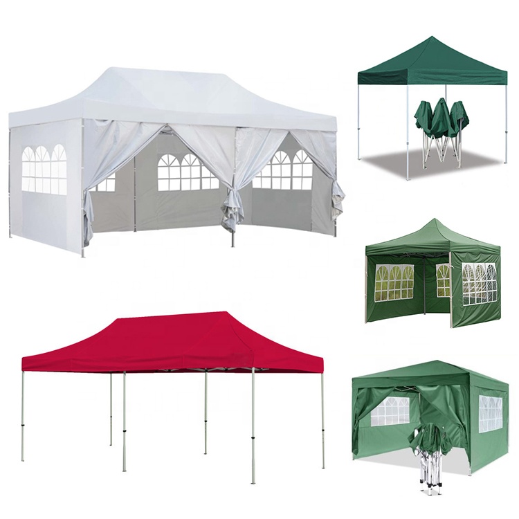 Портативная Складная Свадебная вечеринка 3x3 3x6 м, легкая установка, Мгновенный Всплывающий навес, беседка, Торговая выставка, уличная палатка с сумкой для переноски