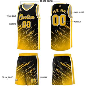 Custom Basketball Jersey Uniform Sublimated Quick Dry V-Neck Unisex Adult Team <b>Name</b> Number Printed - Product Image 2