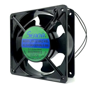 Ventilador Original SEADA SA1238A2 HSL HBL AC 220-240V con Marco de Aluminio y Rodamiento de Bolas - Product Image 1