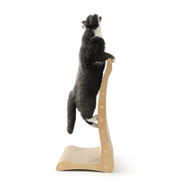 Nouveau jouet pour chats en papier ondulé mural en forme de L durable