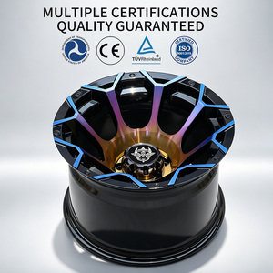 Cerchi Flowtone Nuovo Design 15 Pollici 5x114.3 Fuoristrada, Cerchi in Lega Fusa per Auto Passeggeri e Pneumatici - Product Image 4