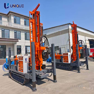 Machine de forage de puits d'eau mobile multifonctionnelle sur chenilles, profondeur de forage 260m-300m, à vendre - Product Image 1