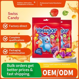 <strong>Sugar</strong> Snacks Fudge Mixed Fruit Flavor Wedding Festive Fruit <strong>Cube</strong> <strong>Candy</strong> Bulk 105g Glucose - Product Image 2