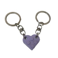 Porte-clés puzzle en alliage pour e-commerce transfrontalier, nouveau style européen et américain, blocs de construction à assembler et démonter pour couples