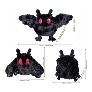 Haute qualité film en peluche câlin film <span class=keywords><strong>Mothman</strong></span> peluche jouet Stock 28cm Halloween jouets noël jouets en peluche - Product Image 5