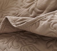 Ensemble de couvre-lit matelassé 3 pièces en polyester matelassé à l'échelle ultrasonique, housse de couette et drap, textile de maison pour toutes les saisons