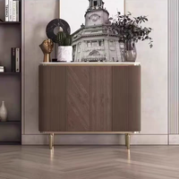 Meuble de rangement moderne en marbre de luxe léger, haut de gamme, pour chambre à coucher, entrée, salon, grande capacité, écologique