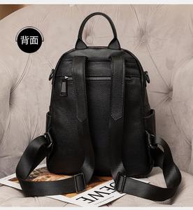 Zaini da Donna in Vera Pelle di Vacchetta, Elegante Zaino Classico, Borsa a Spalla <span class=keywords><strong>Femminile</strong></span> in Pelle Bovina, Stile da Viaggio e Universitario - Product Image 3