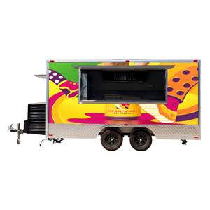 Proveedores Europeos Utilizan Camiones de Comida Móviles con Unidad Refrigeradora, Camiones de Comida Rápida con Máquina Expendedora de Snacks - Product Image 1